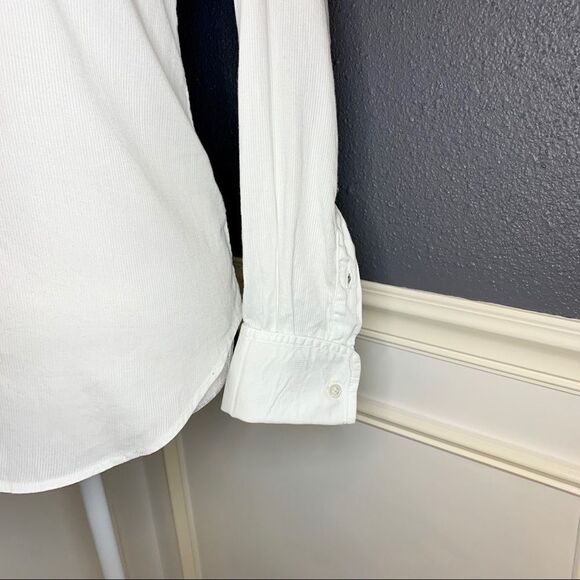 Nili Lotan collared ruffled button down tunic - Picture 5 of 7